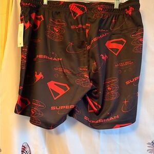 DC Comics Black and Red Superman Shorts